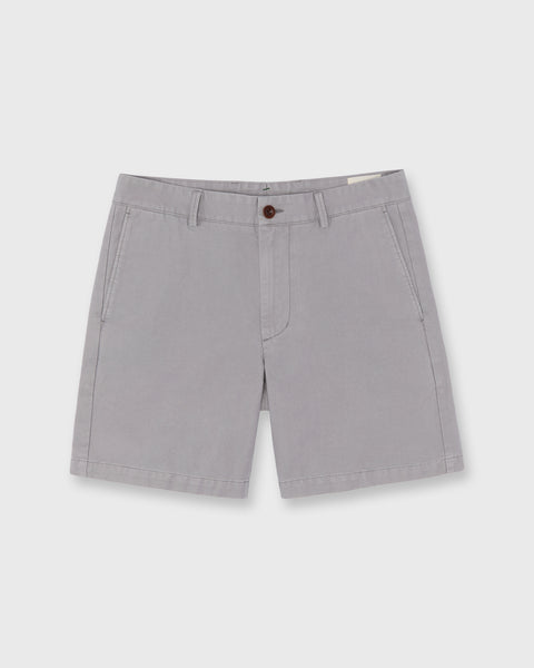 Field Short in Grey Lightweight Canvas | Shop Sid Mashburn