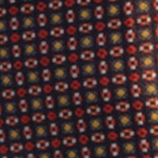 Slate/Red/Yellow Square Jacquard