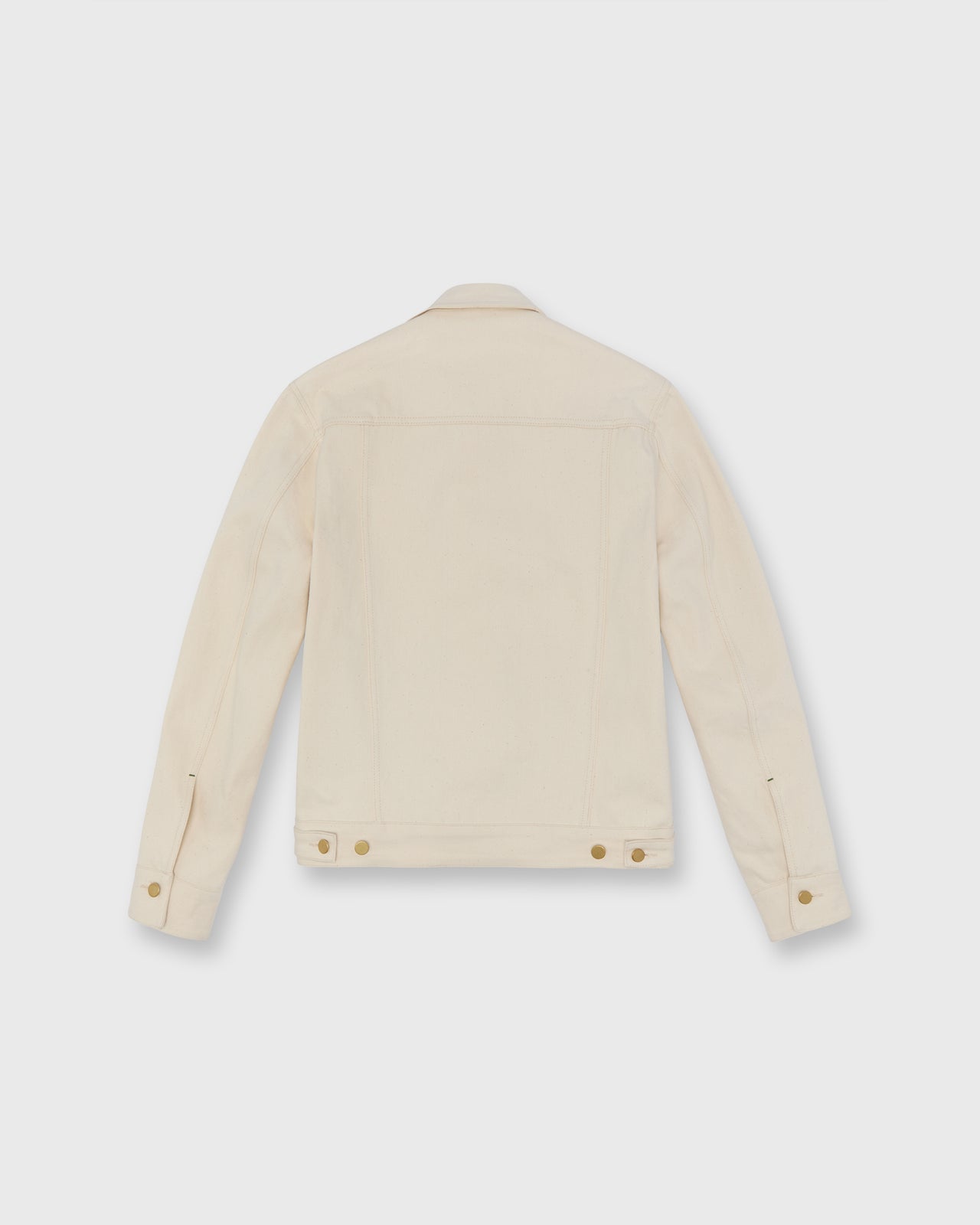 Plains Jacket in Natural Selvedge Denim