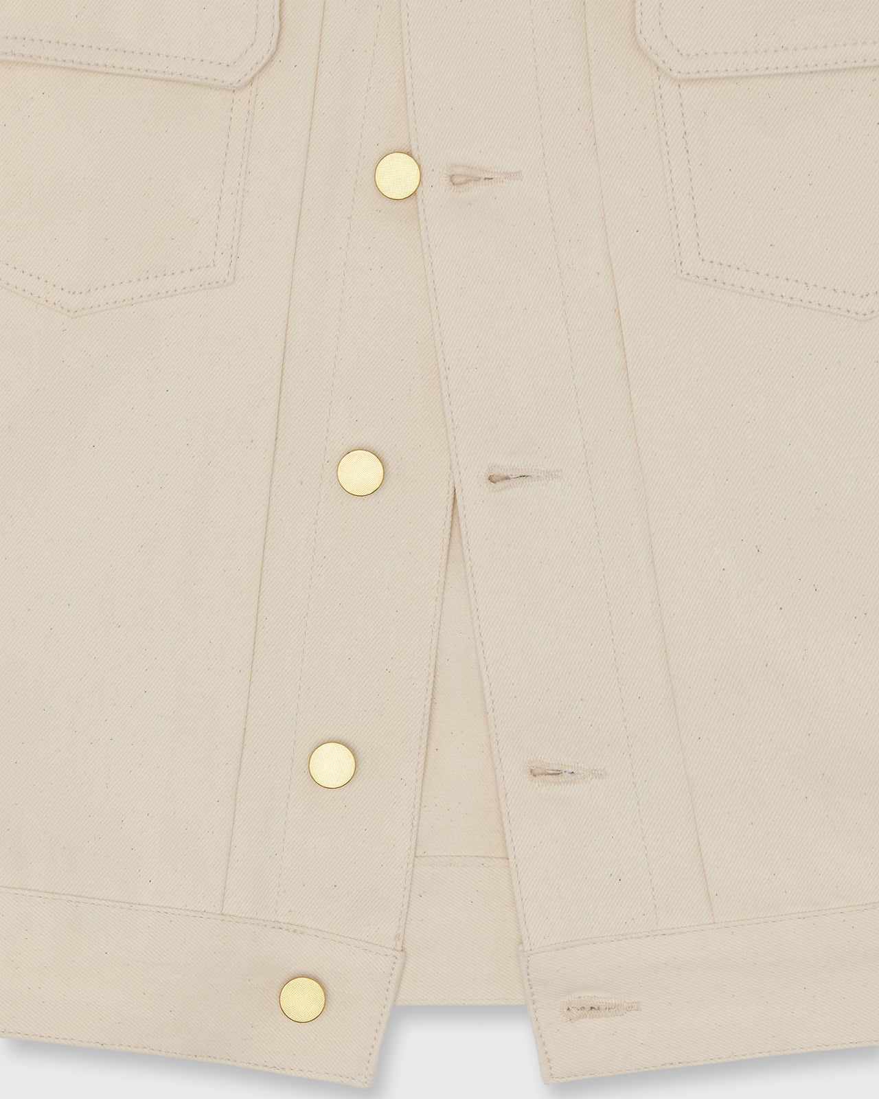 Plains Jacket in Natural Selvedge Denim