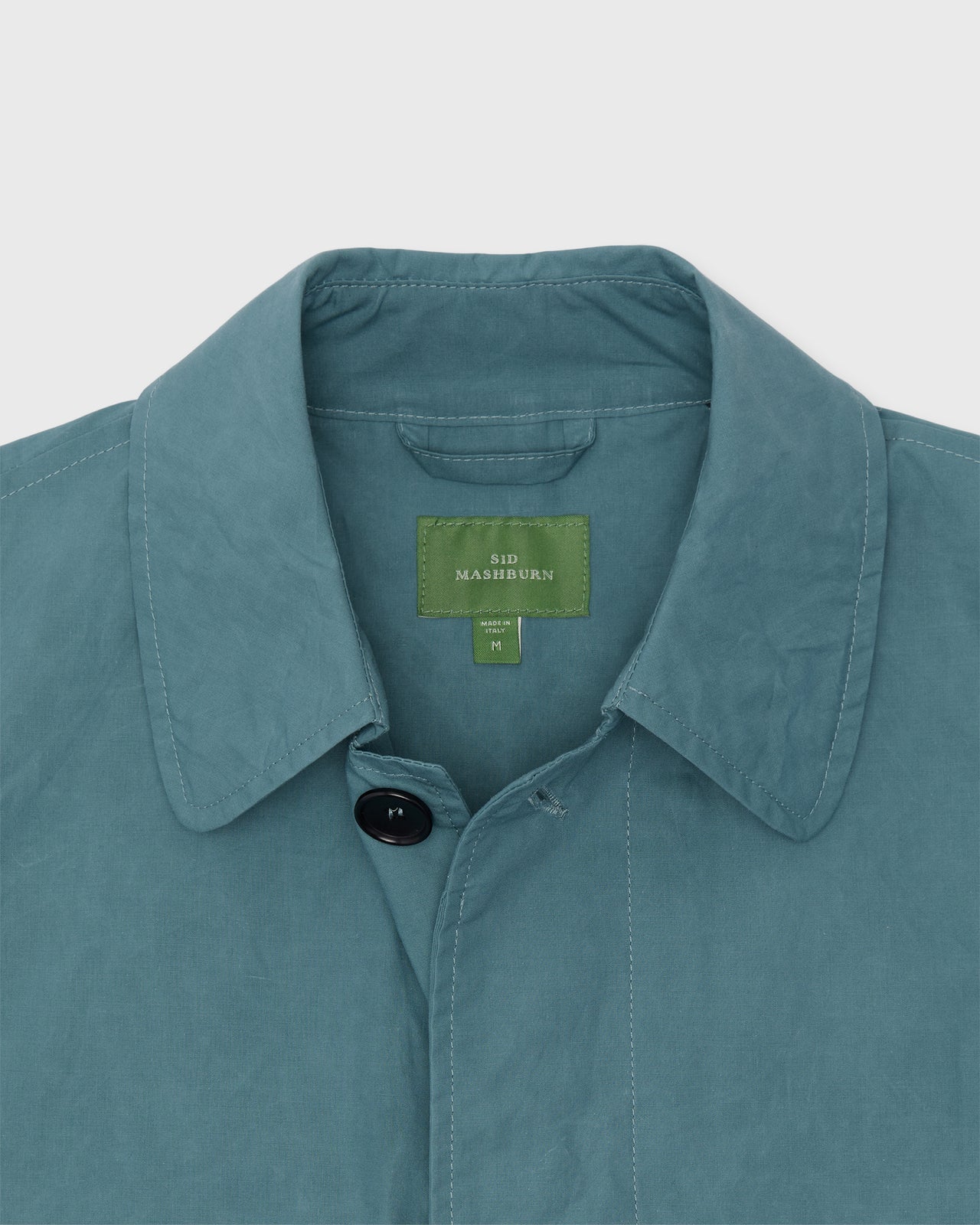 Traveler's Trench in River Dry Waxed Poplin