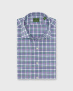 Load image into Gallery viewer, Spread Collar Sport Shirt in Lavender/Sage/Pink Plaid Poplin
