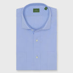 Load image into Gallery viewer, Made-to-Measure Shirt in Blue Cotolino
