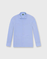Load image into Gallery viewer, Long-Sleeved Marquez Shirt in Blue Cotolino
