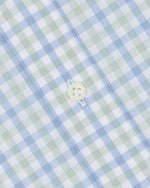 Load image into Gallery viewer, Otto Handmade Sport Shirt in Blue/Green Gingham Poplin
