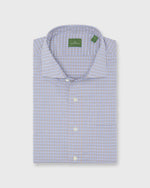 Load image into Gallery viewer, Otto Handmade Sport Shirt in Sky/Peach/White Check Poplin
