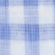 Luke Work Shirt in Peri/Bone Gingham Linen