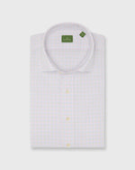 Load image into Gallery viewer, Spread Collar Sport Shirt in Pink/Sky/Green Tattersall Poplin
