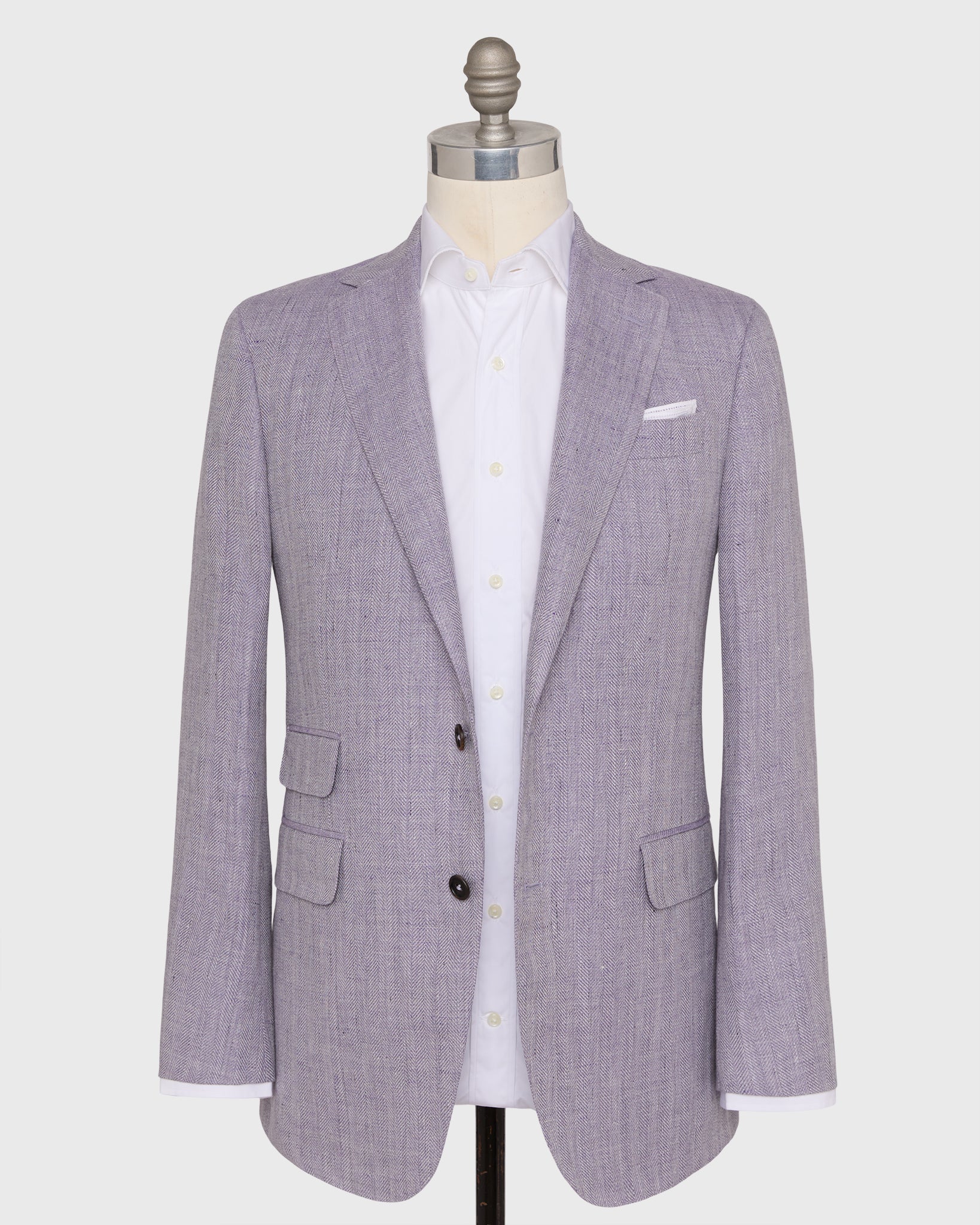 Kincaid No. 2 Jacket in Lavender Herringbone | Shop Sid Mashburn