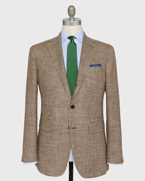 Virgil No. 3 Jacket in Chocolate/Oat Houndstooth Hopsack | Shop