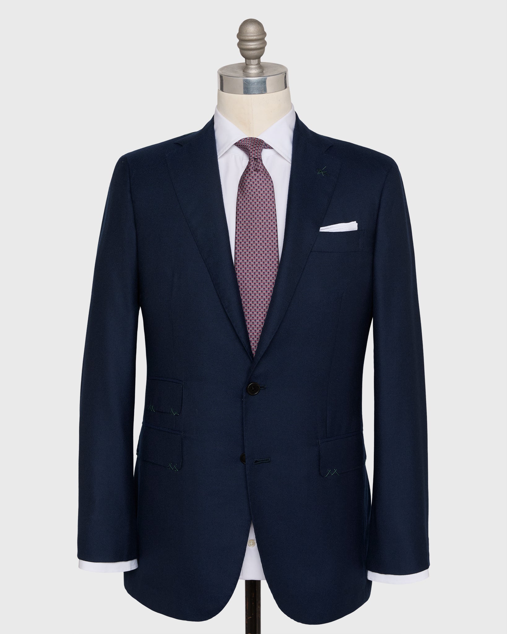 Kincaid No. 4 Jacket in Blue Cashmere Plainweave | Shop Sid Mashburn