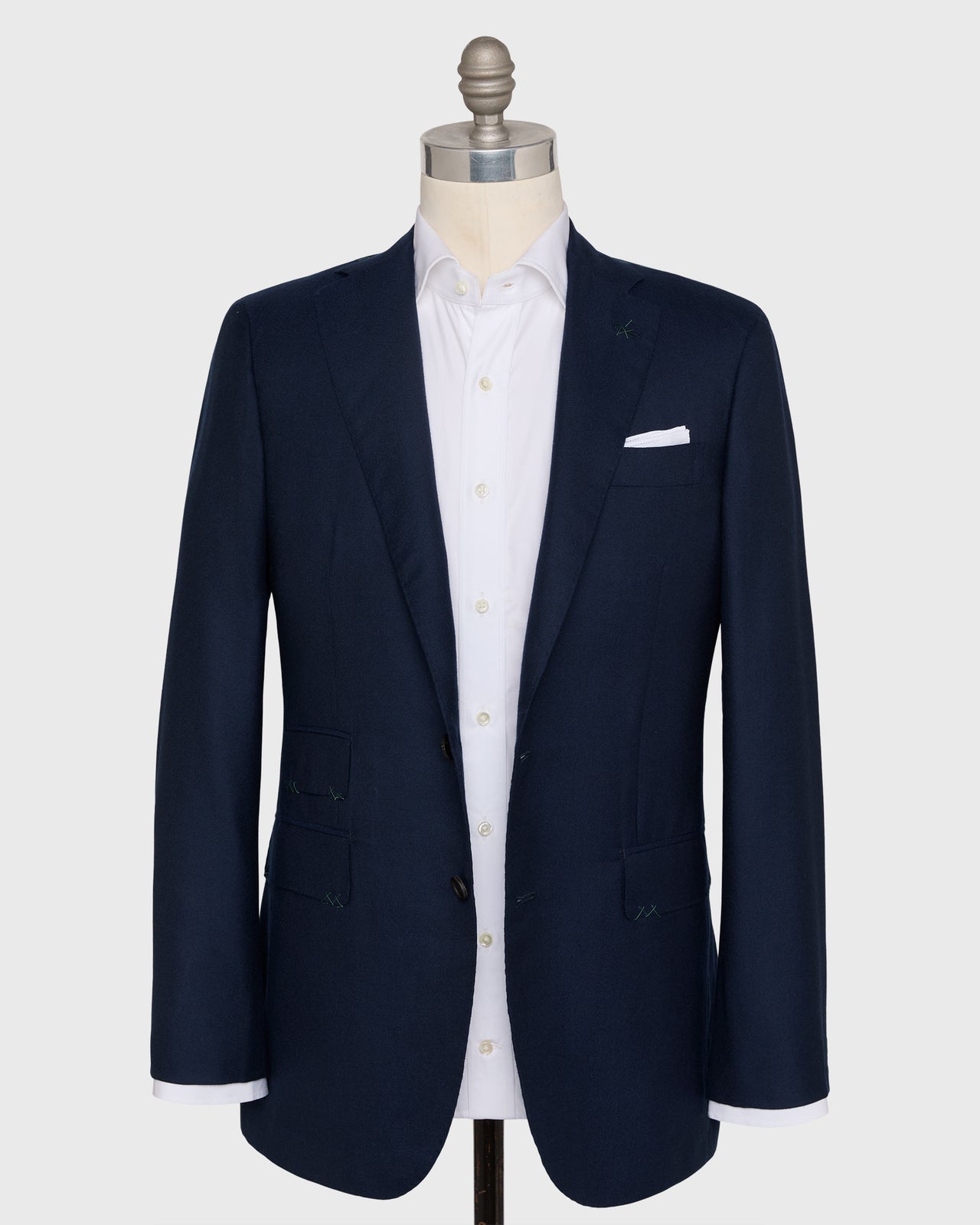 Kincaid No. 4 Jacket in Blue Cashmere Plainweave | Shop Sid Mashburn