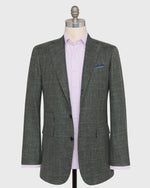 Load image into Gallery viewer, Virgil No. 4 Jacket in Sage/Slate/Flax Plaid Hopsack
