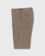 Load image into Gallery viewer, Side-Tab Dress Trouser in Chocolate/Oat Houndstooth Hopsack
