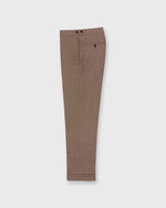 Load image into Gallery viewer, Side-Tab Dress Trouser in Mocha/Bone Hopsack
