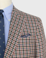 Load image into Gallery viewer, Virgil No. 2 Jacket in Oat/Blue/Pink Check Hopsack
