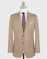 Virgil No. 3 Jacket in Mocha/Oat Hopsack