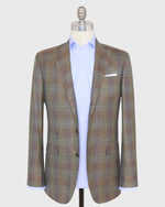 Load image into Gallery viewer, Virgil No. 4 Jacket in Olive/Blue/Brown Plaid Twill
