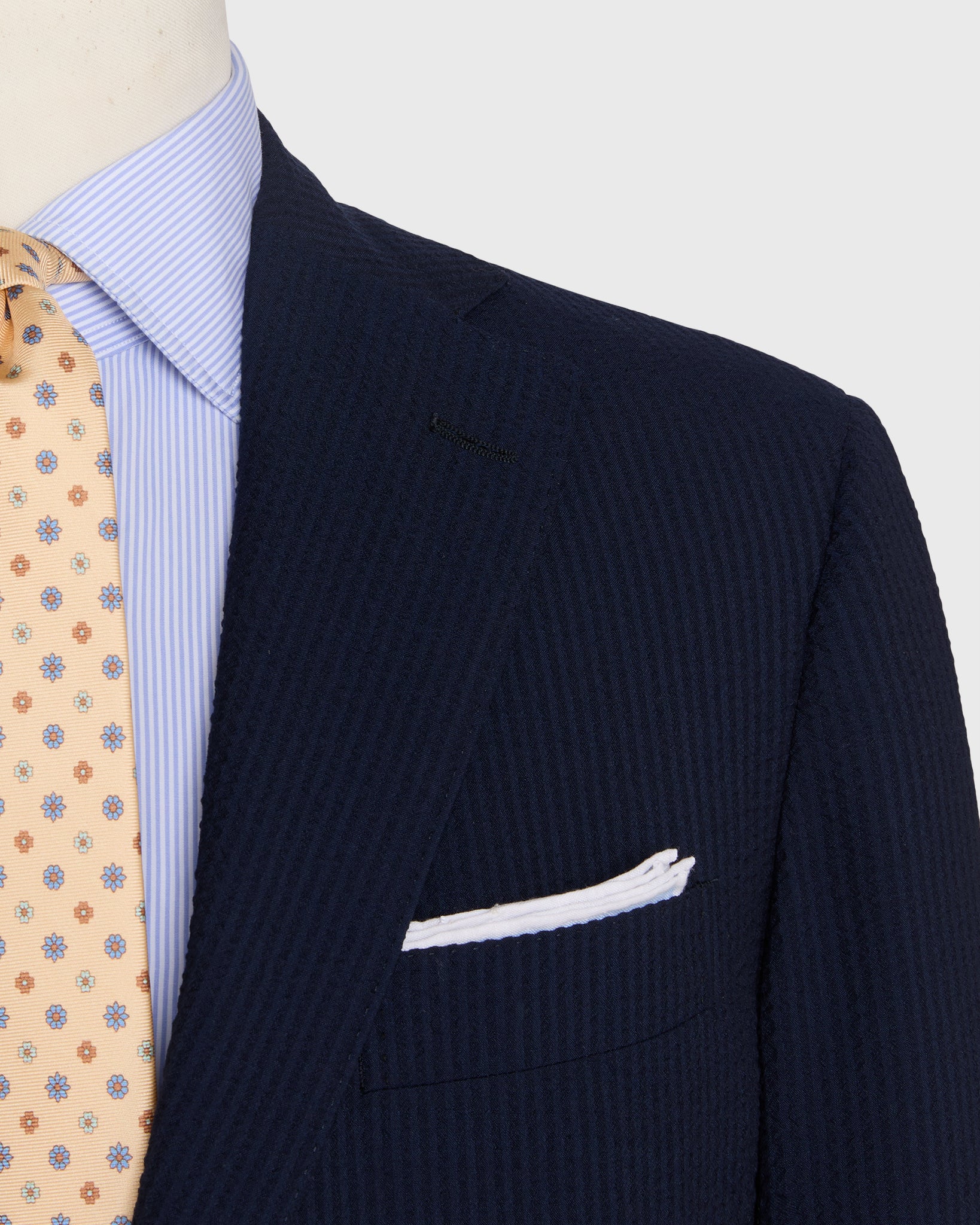 Kincaid No. 3 Suit in Navy Seersucker | Shop Sid Mashburn