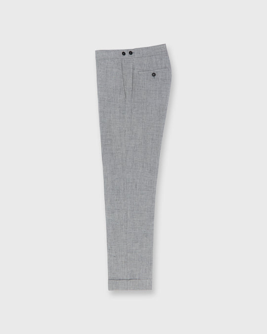 Ghost Trouser in Pearl Grey Rustic Hopsack