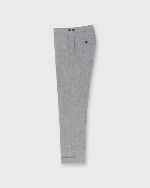 Ghost Trouser in Pearl Grey Rustic Hopsack | Sid Mashburn | Shop