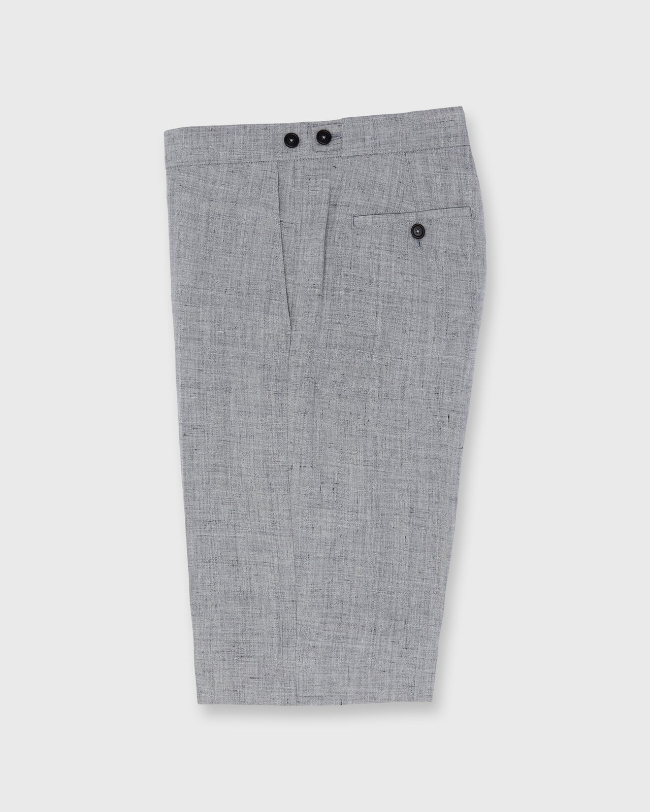 Ghost Trouser in Pearl Grey Rustic Hopsack
