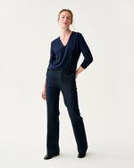 Load image into Gallery viewer, Lindy Trouser Jean in Indigo Stretch Denim
