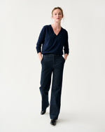 Load image into Gallery viewer, Lindy Trouser Jean in Indigo Stretch Denim
