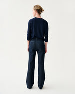 Load image into Gallery viewer, Lindy Trouser Jean in Indigo Stretch Denim
