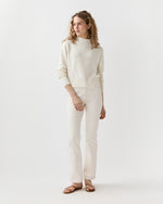 Load image into Gallery viewer, Stevie Beach Sweater in Ivory Cotton/Linen
