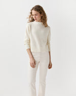Load image into Gallery viewer, Stevie Beach Sweater in Ivory Cotton/Linen
