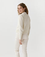 Load image into Gallery viewer, Stevie Beach Sweater in Ivory Cotton/Linen
