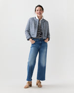 Load image into Gallery viewer, Kitsy Jacket in Blue/Multi Bouclé Knit
