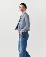 Load image into Gallery viewer, Kitsy Jacket in Blue/Multi Bouclé Knit
