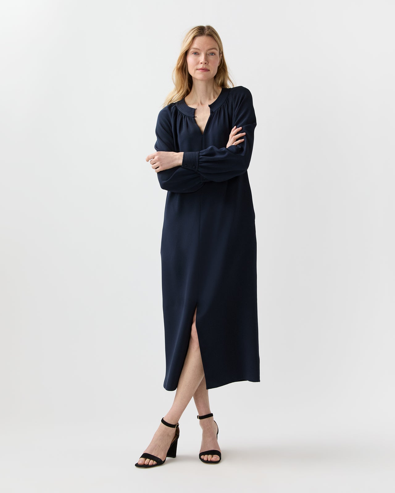 silk crepe de chine dress SILK WILL SOOTHE MY SOUL!