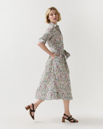 Load image into Gallery viewer, Classic Shirtwaist Dress in Alabaster/Multi Tapestry Liberty Fabric
