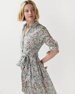 Load image into Gallery viewer, Classic Shirtwaist Dress in Alabaster/Multi Tapestry Liberty Fabric
