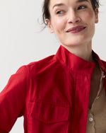 Load image into Gallery viewer, M65 Jacket in Red Dry Waxed Poplin
