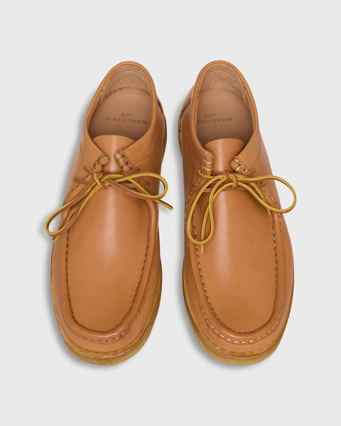 【新品】SKOOB SKB-005 WHOLE MOCCASIN LACE-UP Crepe Lace-Up Moccasin in Natural Leather | Sid Mashburn | Shop