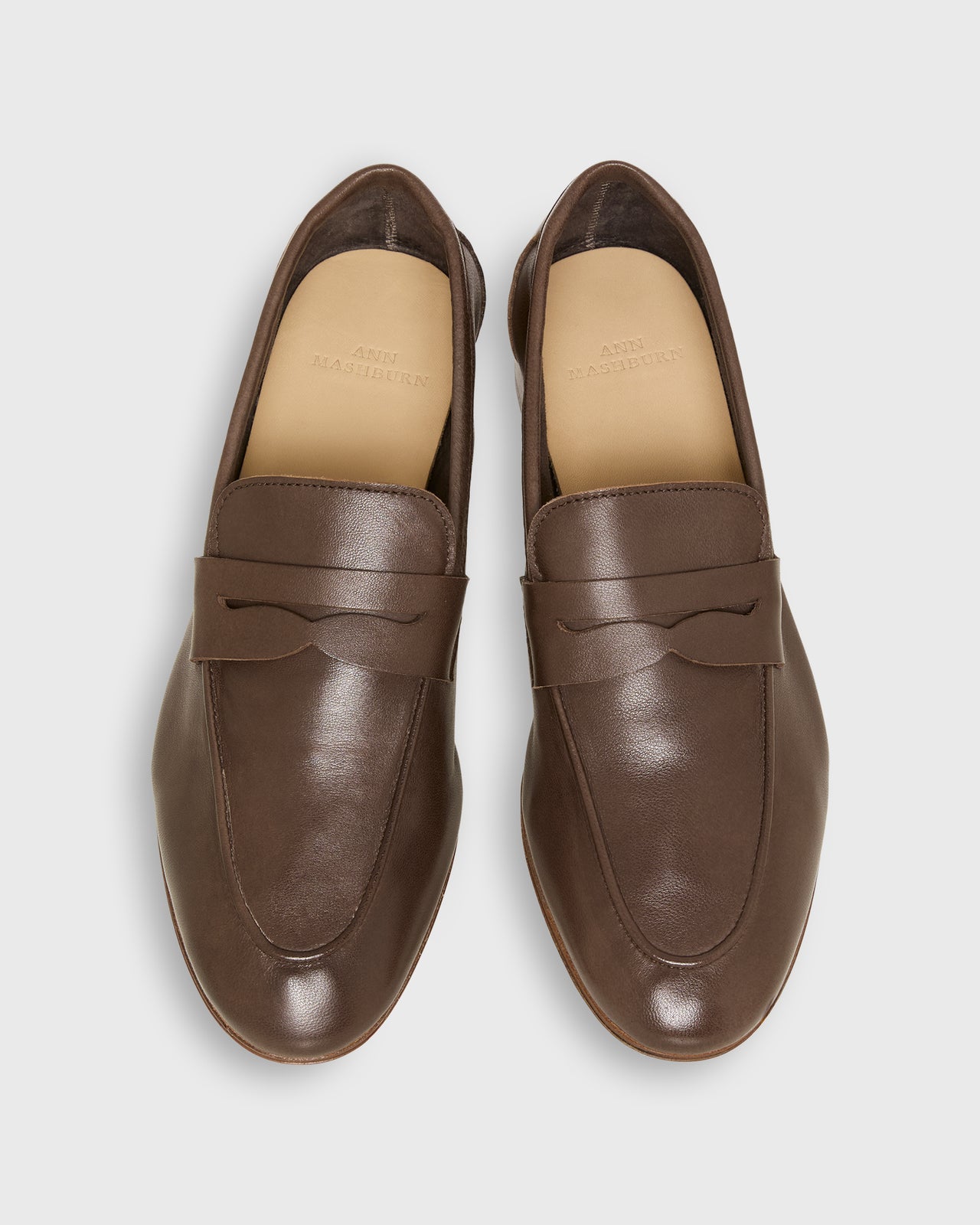 Mia Loafer in Dark Brown Leather