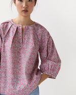 Load image into Gallery viewer, Victoria Blouse in Pink Wiltshire Bud Liberty Fabric
