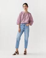 Load image into Gallery viewer, Victoria Blouse in Pink Wiltshire Bud Liberty Fabric
