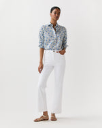 Load image into Gallery viewer, Tomboy Popover Shirt in Blue/Multi Felicite Liberty Fabric
