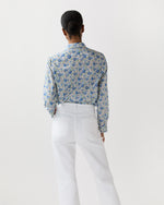 Load image into Gallery viewer, Tomboy Popover Shirt in Blue/Multi Felicite Liberty Fabric
