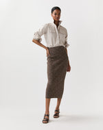 Load image into Gallery viewer, Western Shirt in Sand Poplin

