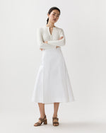 Load image into Gallery viewer, Sophia Skirt in White Poplin
