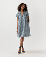 Load image into Gallery viewer, Atelier Volume Kami Dress in Blue Lizzy Liberty Fabric
