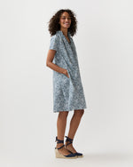 Load image into Gallery viewer, Atelier Volume Kami Dress in Blue Lizzy Liberty Fabric
