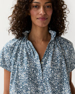 Load image into Gallery viewer, Atelier Volume Kami Dress in Blue Lizzy Liberty Fabric
