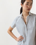 Load image into Gallery viewer, Scout Shirt in Ivory/Blue Bonis Provençal Printed Poplin
